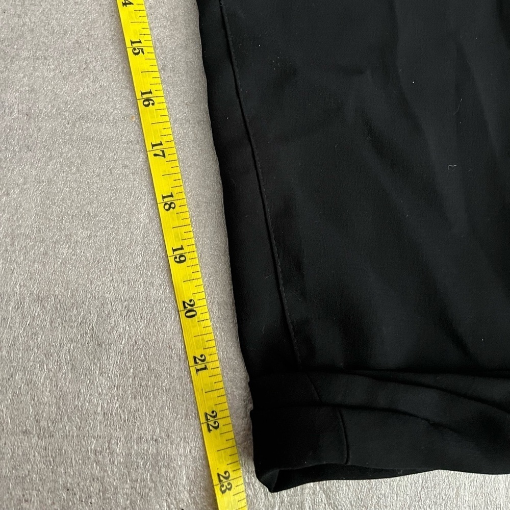 [US2]Wilfred Aritzia Allant Black Tie-Waist Crops Career Joggers - Picture 8 of 9